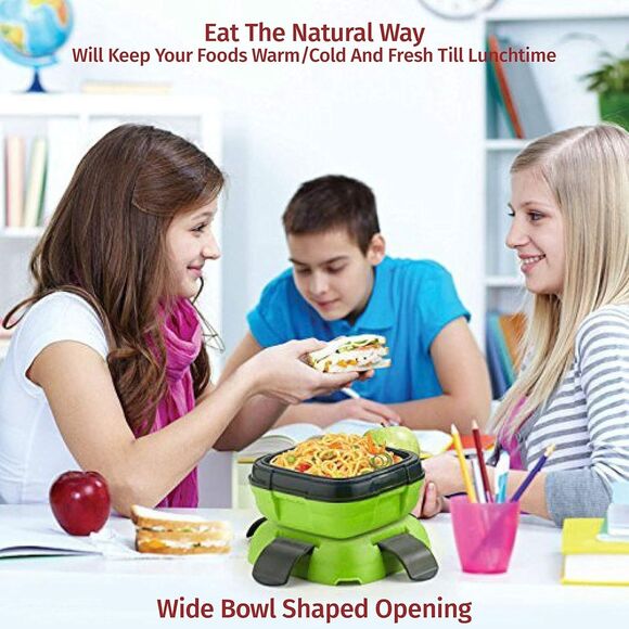 2pc BPA Free,Insulated Leak Proof Lunch Boxes for Adults and Kids,Cold and Hot - Picture 5 of 12